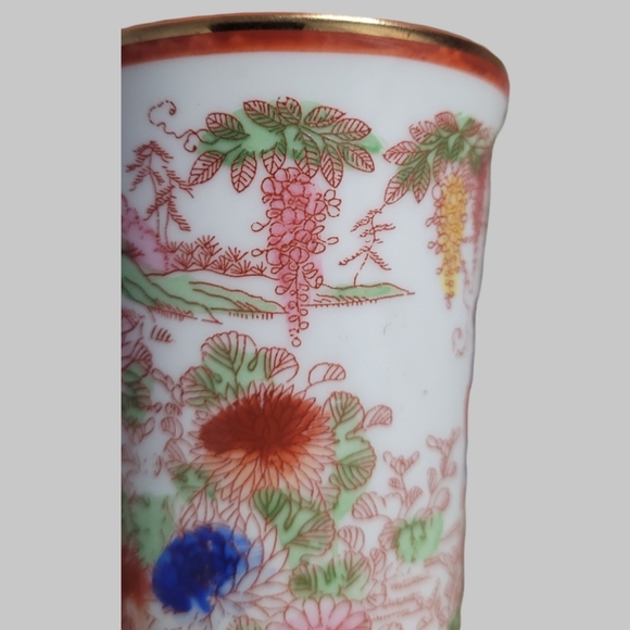 Vintage Geisha Girl's Porcelain Cup - Picture 5 of 12